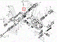 Ось коленчатая Б77.32.040-01 (болотоход) коленось в сборе с цапфой с пыльником направляющего колеса гусеничного трактора ДТ-75Б
