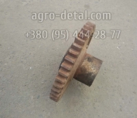 Шестерня 75.37.161-1 ведущая Z=42 вторичного вала коробки передач гусеничного трактора Т-74,Т-74С1,Т-74С2